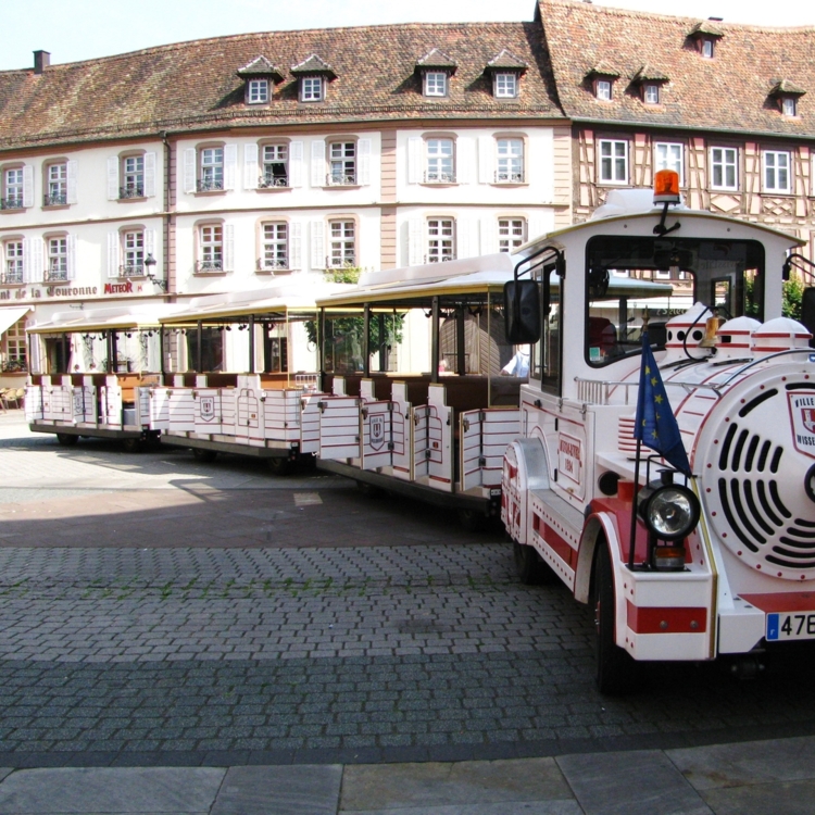 An der deutsch-französischen Grenze pendelt das Grenzlandbähnchen zwischen Pfalz und Elsass.