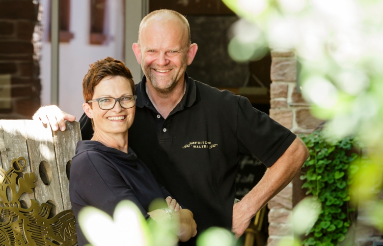 Eckhard und Christine Walter. Inhaber von Weingut Fritz Walter