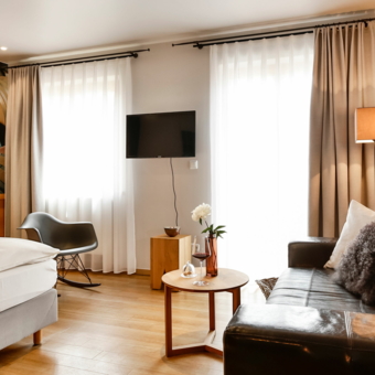 Eines der Komfort Zimmer im Winzerhaus.